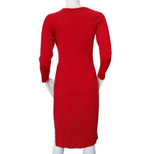 Lady Long Sleeve Side Split Zipper Up Slim Fit Red Bodycon Dress Plus Size EF8