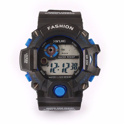 Luxury Men Military Sports Watches Digital LED Quartz Wristwatches Ssilicone strap relogio masculino EF8