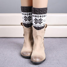 Knitted Color Matching Snow Leg Warmers Socks Boot Cover Fast Shipping EF8
