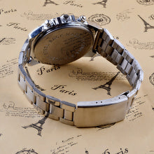 Fashion Business About Men Stainless Steel Band Machinery Sport Quartz Watch Luxury Wristwatch EF8
