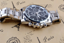 Fashion Business About Men Stainless Steel Band Machinery Sport Quartz Watch Luxury Wristwatch EF8