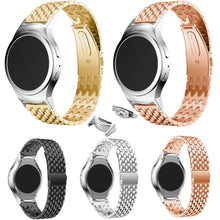 Luxury Stainless Steel Bracelet Watch Band Strap Connector For Samsung Galaxy Gear S2 SM-720 EF8
