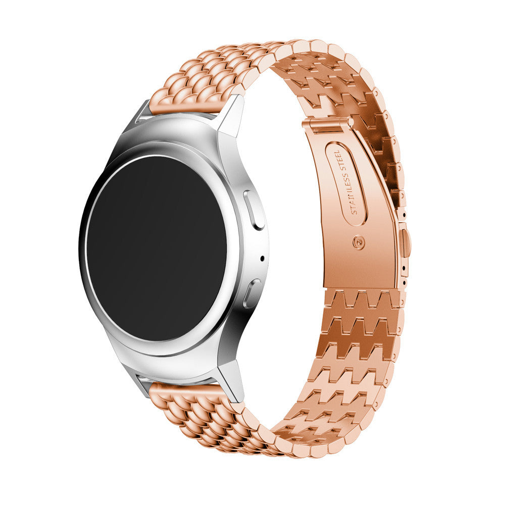 Luxury Stainless Steel Bracelet Watch Band Strap Connector For Samsung Galaxy Gear S2 SM-720 EF8