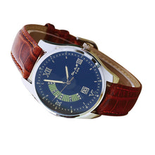 Relogio Masculino Fashion Pattern Leather Band Analog Quartz-watch Men Watches Relogio Reloj Marketing EF8
