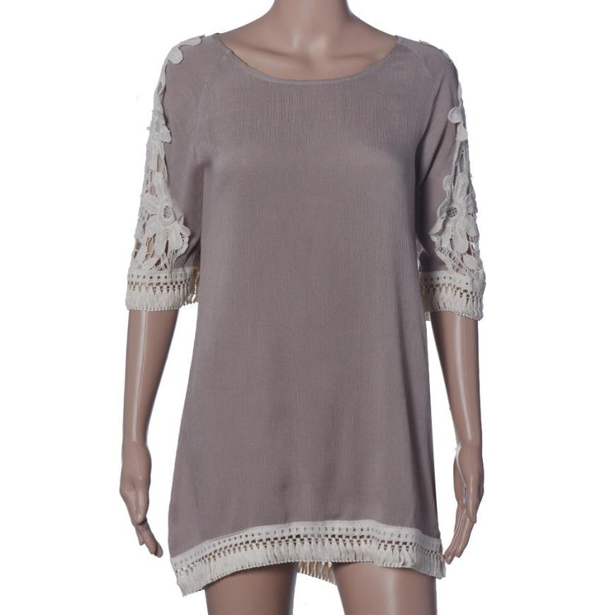 Embroidery Women Elegant Fashion Lace Short Mini Dress Vestidos De Renda Festa Femininas EF8