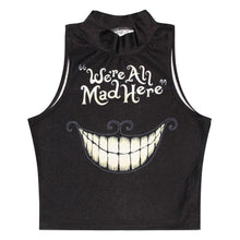 Casual Womens Emoji/Flaky Clouds/Toothy Smile Tank Top VBlouse Sleeveless Cartoon Crop T-Shirt EF8