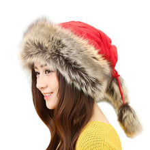 Women Fur Cap Warm Hats Girl Knitting Caps Ladies Beanie Wool Hat Fast Shipping EF8