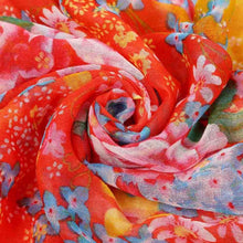fashion style gardens floral scarf women warm scarf long shawl voile pashmina infinity scarves EF8