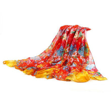 fashion style gardens floral scarf women warm scarf long shawl voile pashmina infinity scarves EF8