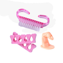 Acrylic Powder Glitter Nail Art Brush False Finger Pump Nail Art Tools Kit Set Nail Tools Decoration EF8