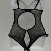 exy Women Black Lace Nightwear Underwear Sets Babydoll Sleepwear EF8