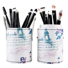 20pc Makeup Brushes Cosmetic Set Eyeshadow Brush Eyeliner Blusher Cosmetic Tools Leather Cup Holder Case EF8