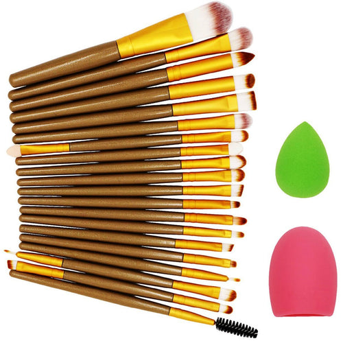 22pc Makeup Brush Makeup Sponge Makeup Brush Cleaner Foundation Brush makeup brushes professional Tools Set EF8
