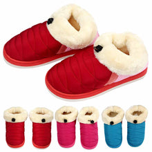 3 Colors Women Soft Warm Indoor Cotton Waterproof Home Anti-slip Shoes Top EF8