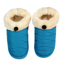 3 Colors Women Soft Warm Indoor Cotton Waterproof Home Anti-slip Shoes Top EF8