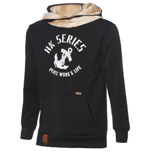 5 Colors Hoodies Sweatshirt Men Casual Thick Cotton Hooded Coats Size XXXL EF8