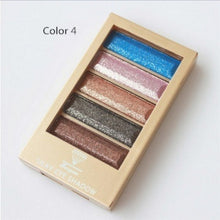 5 Colors Diamond pigment makeup eyeshadow pallette to eye kit maquiagem eye shadow beauty naked pallette EF8