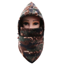 And Warm Cold Protection Face Neck warm Outdoor Thick Camouflage Cap EF8