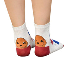 3D Animals Cartoon Socks Women Puppy Footprints Floor Cotton sock Women's Casual Charactor Socks EF8