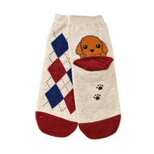 3D Animals Cartoon Socks Women Puppy Footprints Floor Cotton sock Women's Casual Charactor Socks EF8