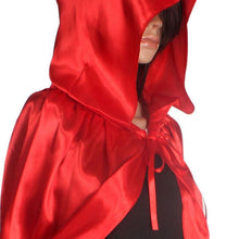 Black/Red/Purple Halloween Hooded Cloak Coat Wicca Robe Medieval Cape Wedding Cloak Cosplay Coat Shawl EF8