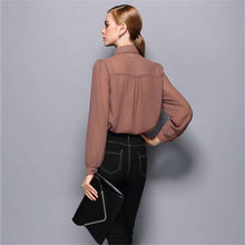 Blusas Femininas Sexy Women Sheer Shirts Dress Long Sleeve Pocket Casual Blouse Tops Plus Size S-XL For Women EF8