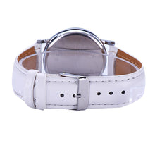 Casual Swirl Pattern Leather Woman Quartz Wrist Watch 5 Colors Relogio Feminino EF8