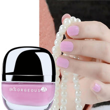 Charming Women Sweet Girl Color Long Lasting Liquid Manicure Soak-off lacquer Nail Art Tape Magic Nail Polish finger EF8