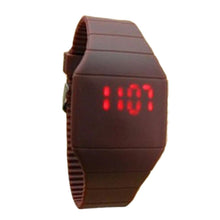 Children's Classical LED Fashion Colorful Fashion The Jelly Ultra-Thin Ssilicone Sport Wrist Watch EF8
