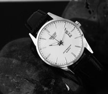 Classic Fashion Luxury Black Leather Strap Calendar Quartz Mens Date Wrist Watch Fast Shipping EF8