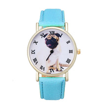 Dog Patterns Leather Band Analog Korean Mini Watch Luxury Whatch Quartz Vogue Wrist Watches EF8