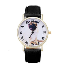 Dog Patterns Leather Band Analog Korean Mini Watch Luxury Whatch Quartz Vogue Wrist Watches EF8