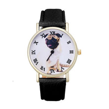 Dog Patterns Leather Band Analog Korean Mini Watch Luxury Whatch Quartz Vogue Wrist Watches EF8