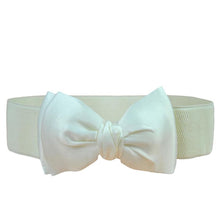 Fashion Lady Wide Elastic Stretch Bowknot Bow Tie Belt Waistband 5 Colors EF8