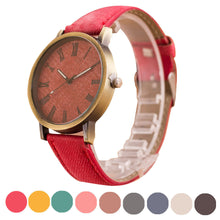 Fashion Women Watches Wavors Retro WristWatch Cowboy Leather Band Analog Quartz Watch Wrist Watches Men EF8