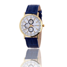 Fashion Rome Article Leather Band Analog Quartz Vogue Wrist Watches EF8