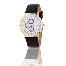 Fashion Rome Article Leather Band Analog Quartz Vogue Wrist Watches EF8