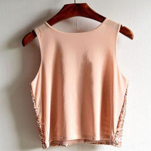 Fashion Sequined Tank Top Women VTops Shirts Sleeveless Style Tank Tops EF8