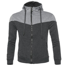 Fashion Suit Men's Warm Zip Up Hooded Hoodies Sweatshirt Slim Fit Coats Tops Outwear Men's Tracksuits Moleton EF8