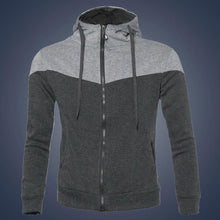 Fashion Suit Men's Warm Zip Up Hooded Hoodies Sweatshirt Slim Fit Coats Tops Outwear Men's Tracksuits Moleton EF8