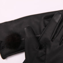 Fashion Women Girls Soft Leather Mitten Gloves Warm Driving Gloves Women EF8