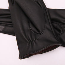 Fashion Women Girls Soft Leather Mitten Gloves Warm Driving Gloves Women EF8