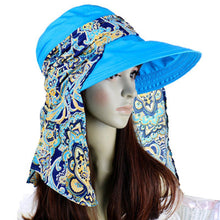 Fashion Women Lady Folding UV Protection Roll Up Wide-Brimmed Hat Multifunction Beach Sun Hat EF8