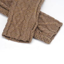 Fashion Women Warm Knitted Fingerless Long Gloves Mitten Hand Arm Warmer Glove 5 Colors EF8