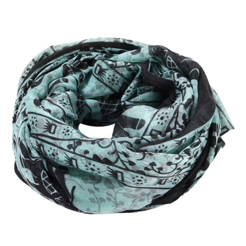 Fashion Women Warm Women Bali Yarn Gauze Scarf Warm Scarf Cowl Neck Long Scarf Shawl EF8