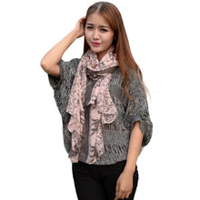 Fashion Women Warm Women Bali Yarn Gauze Scarf Warm Scarf Cowl Neck Long Scarf Shawl EF8