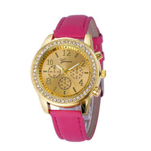 Faux Chronograph Quartz WatcheWomen Ladies Luxury Classic Round Women Crystals Dress Watch relogios feminino EF8