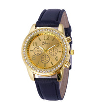 Faux Chronograph Quartz WatcheWomen Ladies Luxury Classic Round Women Crystals Dress Watch relogios feminino EF8