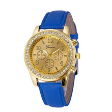 Faux Chronograph Quartz WatcheWomen Ladies Luxury Classic Round Women Crystals Dress Watch relogios feminino EF8