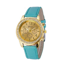 Faux Chronograph Quartz WatcheWomen Ladies Luxury Classic Round Women Crystals Dress Watch relogios feminino EF8